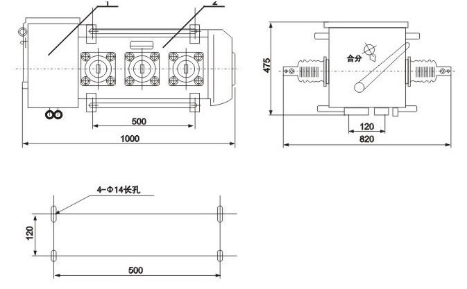 LW3-10系列户外高压六氟化硫断路器