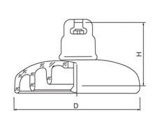 LXWP-120耐污型悬式玻璃绝缘子