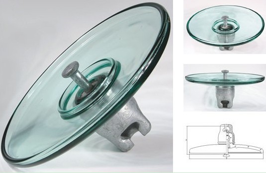 LXAP-160/240 空气动力型盘形悬式玻璃绝缘子