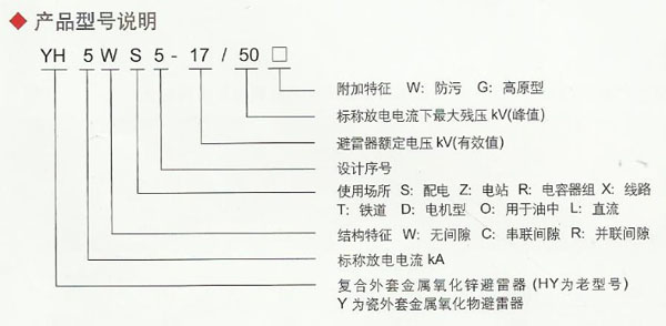 3~220kv无间隙金属氧化锌避雷器