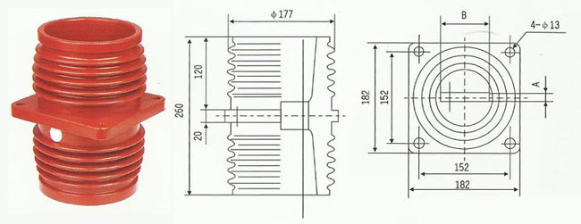 TG-10Q/125X125,152X152环氧树脂穿墙套管