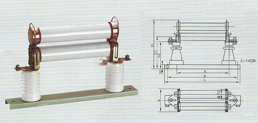 RN1,RN3双管高压熔断器